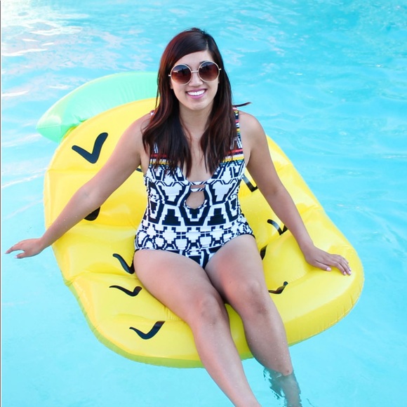 BECCA Other - [LIKE 🆕] BECCA SWIM: Black/White Tribal Swimsuit